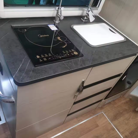 RV en aluminium fait sur commande en gros de véhicule récréatif avec la cabine de douche de tiroirs pour le camping-car de caravane