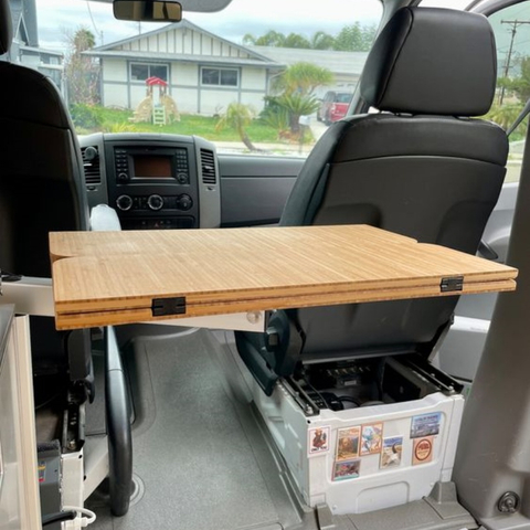 La table rotative légère en aluminium pour table pliante RV est solide et durable