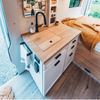 Meubles de camping-car en aluminium, petit espace, armoire de cuisine de camping-car, tiroir multicouche, grand espace de rangement