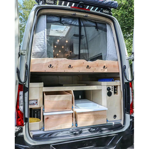 Camping-car léger en aluminium de haute qualité, accessoires d'intérieur de camping-car, caravane, lit personnalisé