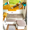Conception populaire de meubles de RV, lit Standard en aluminium, canapé-lit de Camping-Car, solide et Durable