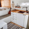 Rangement multifonctionnel, armoire de cuisine pour camping-car, meubles de camping-car en aluminium peu encombrants