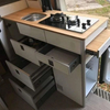 Meubles de camping en aluminium à haute brillance, légers et ignifuges, armoires de cuisine pour camping-car
