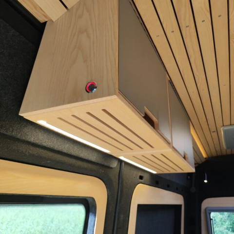 Armoire de camping-car en aluminium léger, armoire murale pour camping-car