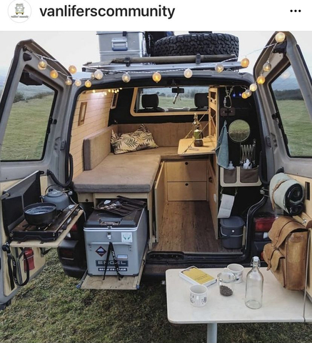 Récréatif nouveau camping moderne en aluminium rv canapé-lit stockage léger caravane sprinter van rv lit personnalisé