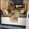 Multi-fonction sur mesure camping en aluminium rv lit personnalisé stockage caravane légère vw rv canapé-lit