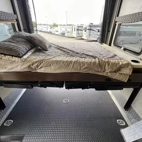 Nouveau Lit léger en aluminium de luxe pour caravane rv meubles en aluminium portables