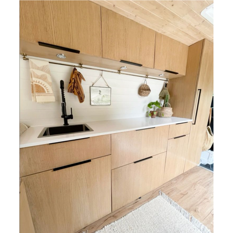 Kit en aluminium léger d'armoire de camping de meubles faits sur commande en aluminium RV