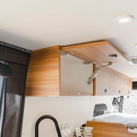 Meubles légers en aluminium pour camping-car, armoire murale, porte d'armoire à l'envers