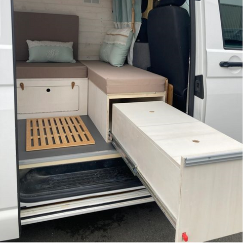 Camping-car rénovation siège en aluminium armoire tirer armoire extérieure siège Sprinter