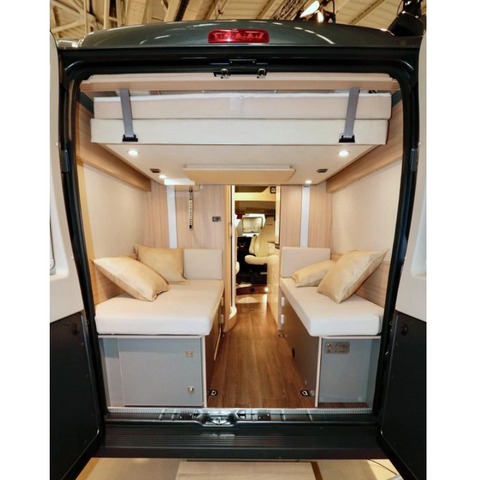 Sièges en aluminium pratiques pour maison mobile, avec armoires de rangement, meubles légers pour camping-car