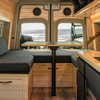 Canapé-lit multifonctionnel personnalisé pour camping-car, rangement en aluminium, sprinter van camping-car, lit personnalisé 
