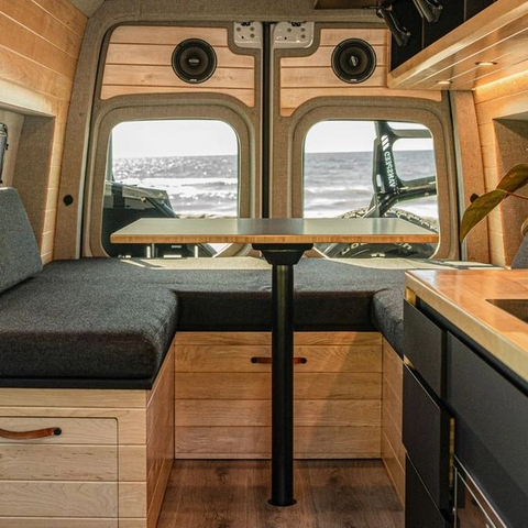 Canapé-lit multifonctionnel personnalisé pour camping-car, rangement en aluminium, sprinter van camping-car, lit personnalisé 