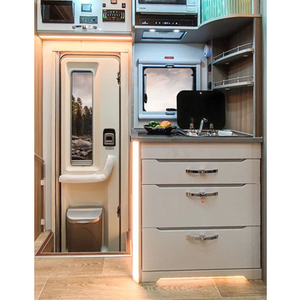 Meubles de camping-car personnalisés avec tiroirs, caravane, camping-car, armoire de cuisine en aluminium peu encombrante pour camping-car