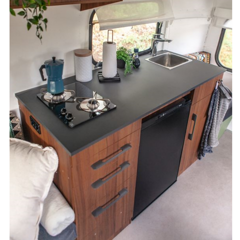 Armoire de cuisine pour camping-car personnalisée, armoire de camping-car durable avec tiroirs