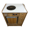 Armoire de cuisine RV personnalisée en aluminium, meuble de cuisine léger et étanche en nid d'abeille