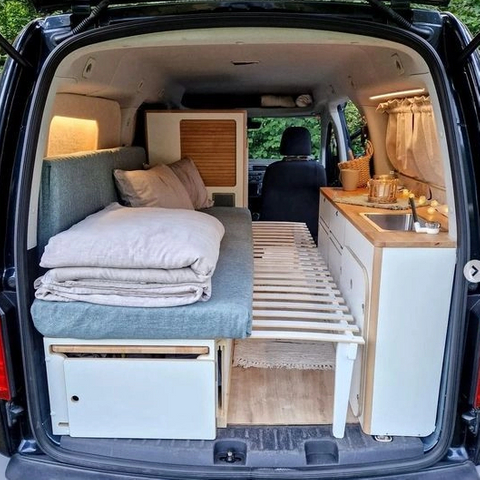 Meubles de camping-car en aluminium léger et durable, couleur personnalisée, van sprinter van rv, canapé-lit 