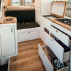 Armoire de cuisine en aluminium pour caravane rv, cuisine nordique avec tiroirs de rangement, meubles légers pour camping-car