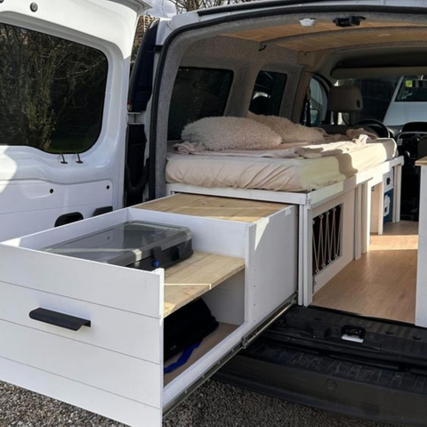 Armoire de canapé en aluminium léger haut de gamme pour camping-car, armoire de cuisine extérieure