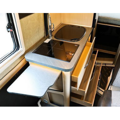 Armoires de cuisine RV avec tiroirs, meubles de camping-car personnalisés en aluminium, hautes ventes