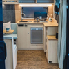 Armoire de cuisine européenne moderne et légère pour camping-car, avec tiroirs, meubles de camping en aluminium ignifuge