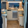 Armoire de cuisine européenne moderne et légère pour camping-car, avec tiroirs, meubles de camping en aluminium ignifuge