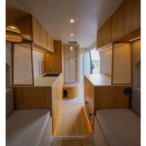 Cabinet léger en aluminium adapté aux besoins du client de RV de meubles de RV imperméable et ignifuge