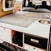 Armoire de luxe en aluminium légère pour camping-car, caravane, camping-car, lit personnalisé, haute qualité 