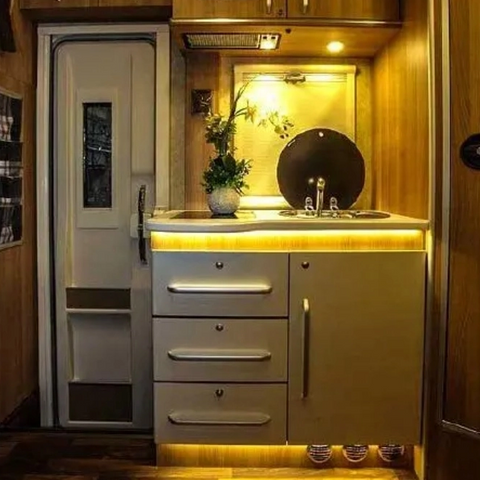 Offre spéciale personnalisée rv cuisine armoire de rangement caravane camping-car rv armoire en aluminium