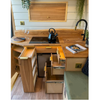  Armoire de cuisine de camping-car en aluminium multifonctionnelle adaptée aux besoins du client d'armoire de RV