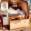 Armoire en aluminium pour camping-car, camping-car, lit personnalisé, léger et étanche, moderne