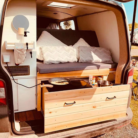 Armoire en aluminium pour camping-car, camping-car, lit personnalisé, léger et étanche, moderne