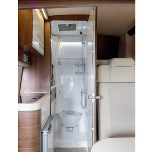 Panneau mural de douche en aluminium anticorrosion imperméable pour camping-car et porte de toilette pour camping-car