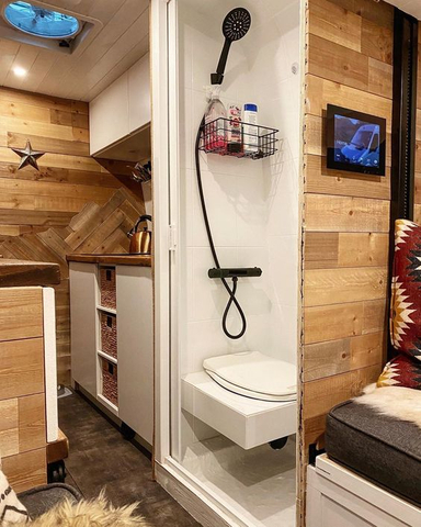 Panneau de porte et mur de salle de bain de camping-car personnalisé haut de gamme pour salle de douche pour camping-car