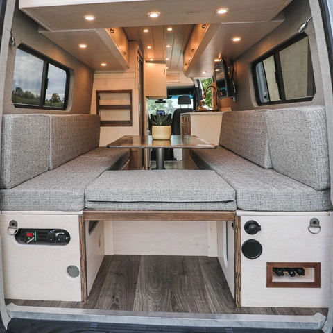 Meubles de camping-car légers en aluminium, canapé-lit imperméable et ignifuge pour caravane, offre spéciale