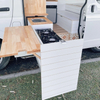 Armoire de cuisine multifonctionnelle et peu encombrante pour camping-car, accessoires d'intérieur en aluminium léger pour camping-car