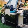 Armoires de cuisine OEM personnalisables, panneaux en nid d'abeille ignifuges et imperméables, accessoires de camping-car en aluminium