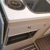 Meubles de luxe en aluminium brillant pour camping-car, véhicule récréatif, armoire de cuisine avec évier 