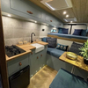 Camping-car léger de style nordique, armoire de cuisine en aluminium avec tiroirs, meubles personnalisés ignifuges en vrac