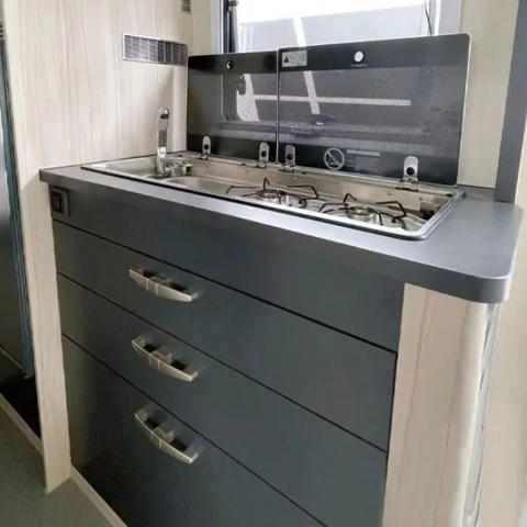 Caravane de maison Mobile récréative, ameublement de camping-car étanche, armoire de cuisine légère en aluminium 