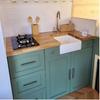 Armoire de meubles de camping-car haut de gamme, solide et Durable, fabricants d'armoires de cuisine en aluminium personnalisés, vente directe 