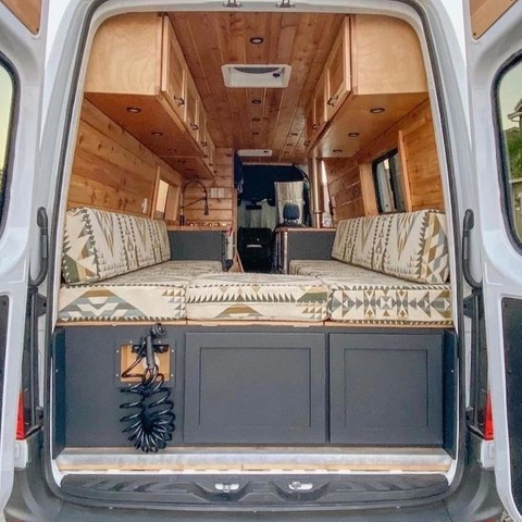 Meubles de camping-car en aluminium haut de gamme, canapé-lit léger et peu encombrant avec tiroirs