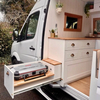 Meubles de camping-car en aluminium haut de gamme, légers, ignifuges, multifonctionnels, armoires de cuisine personnalisées pour camping-car