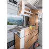 Armoire de cuisine en aluminium personnalisée pour camping-car, vente directe des fabricants, Surface à haute brillance, étanche et ignifuge