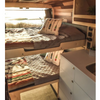 Lits superposés en aluminium de meubles légers de camping-car de lits superposés en aluminium d'économie de l'espace