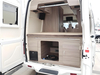 Lit de camping léger pour camping-car avec armoire, grand espace de rangement