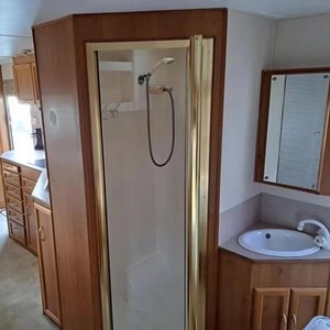 Armoires de salle de bain pour camping-car en aluminium crème française, camping-car, loisirs, salle de douche personnalisée 