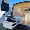 Armoire de cuisine européenne moderne en aluminium pour caravane rv avec tiroirs, mobilier léger et étanche pour camping-car