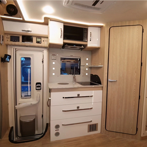 Meubles de camping-car en aluminium, design nordique, peigne à miel, remorque multifonction, armoire de cuisine