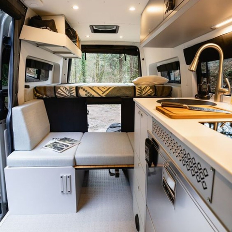 Canapé-lit léger en aluminium adapté aux besoins du client de camping-car de lit standard de RV